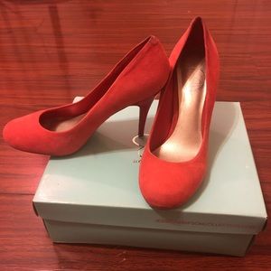 Jessica Simpson Coral suede heels